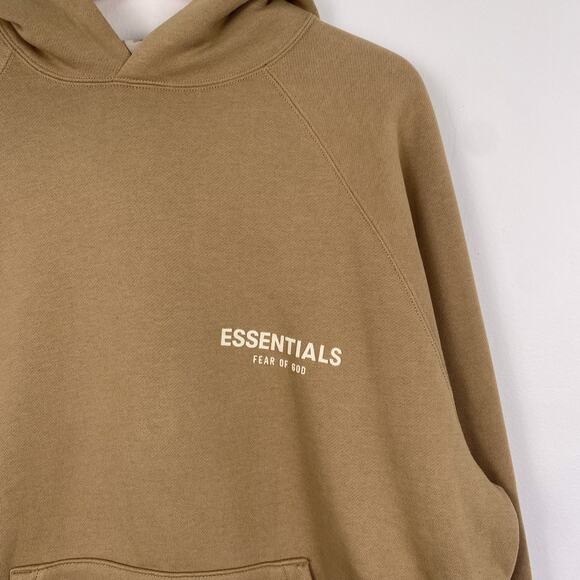 Essentials Men's Fear Of God Hoodie in Oak Small - Picture 2 of 8